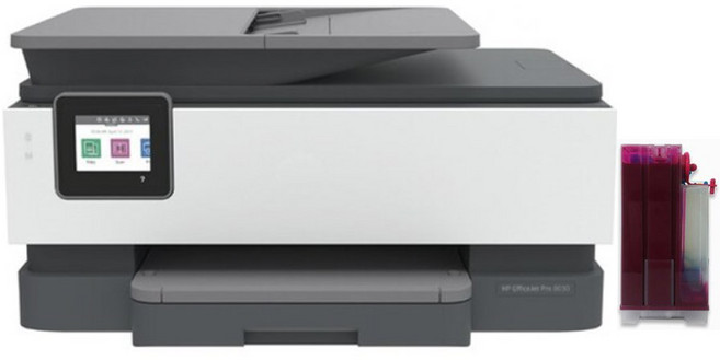 HP8028 팩스복합기+무한잉크프린터기(1000ml) hp8020 hp8022 HP8025 무한복합기 동급 새상품 랜덤발송 hp6962 HP6978 (HP8035동급델)+무한잉크, 1.HP8022복합기