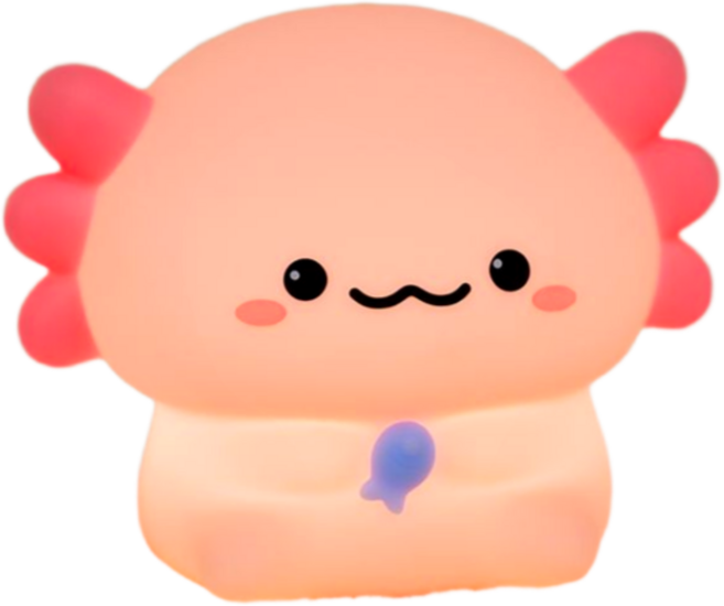 레나에너지 우파루파 실리콘 무드등, 앉은우파루파