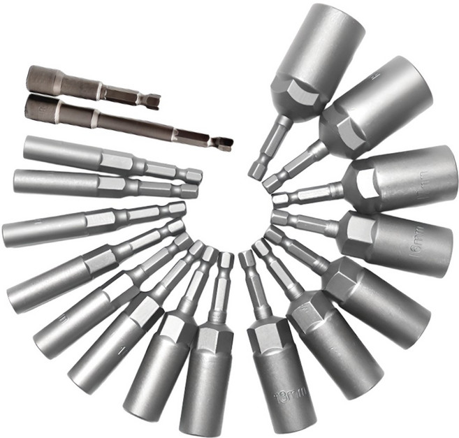 수코리아 롱비트 소켓 18종 세트 육각비트소켓, 1개