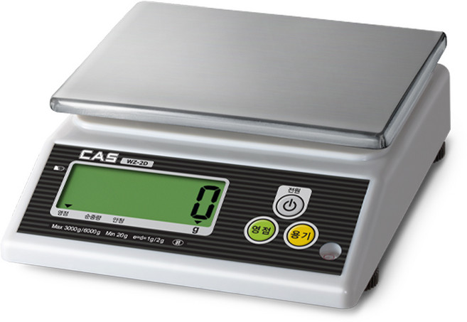 카스 주방 전자저울, 1개, WZ-2D 최대6kg (1~2g단위)