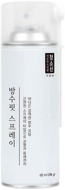 청소신 방수핏 스프레이 420ml tr 투명, 1개