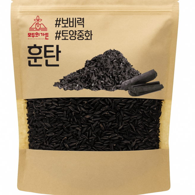 모두의가든 훈탄 분갈이흙 1L 2L 4L 소포장, 1개