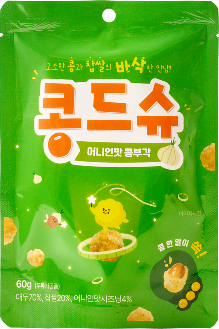 콩드슈 콩부각 어니언맛, 1개, 60g