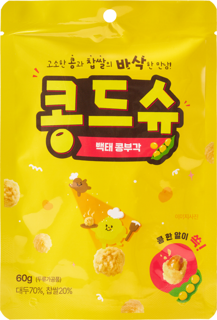 콩드슈 백태 찹쌀콩부각, 60g, 1개