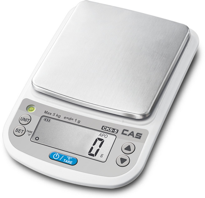 카스 생활방수 전자저울 CKS 시리즈 3kg/5kg 계수 주방, CKS-5 5kg (1g), 1개