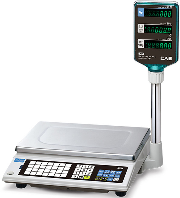 카스 가격표시 전자저울 AP-15EX (15kg/2~5)