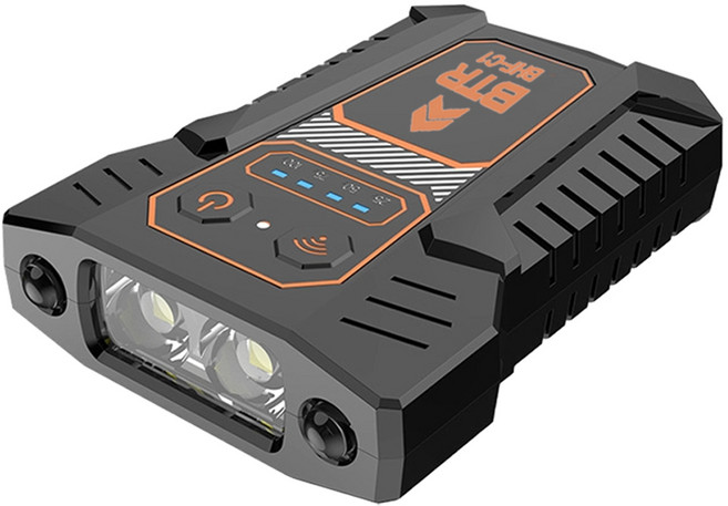 BTR 캡라이트 모션센서 충전식 헤드랜턴 BHF-C1, 1개, 캡라이트 BHF-C1(블랙)