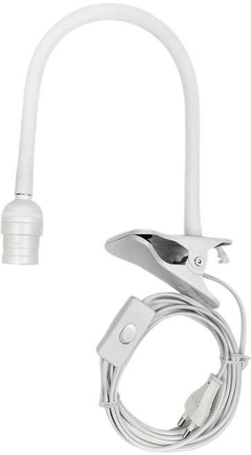 집게 자바라소켓 단단한 집게형 LED 조명 국산 국내생산 스탠드등 식물등 설치 클립 E26(등미포함), 1개