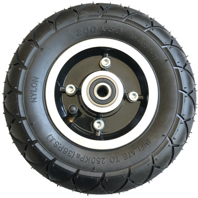 레인보우캣 전동킥보드바퀴 8인치 휠세트, 1세트, 혼합색상