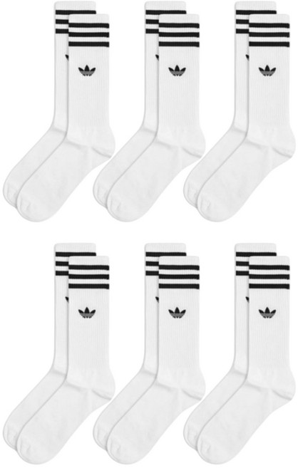 아디다스 장목 쿠션 스포츠 남성 여성 양말, 화이트, 1개