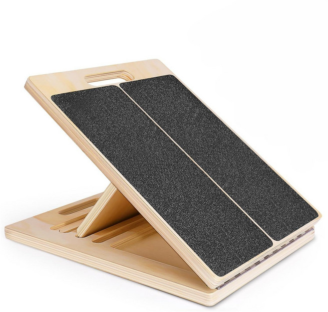 맥스온 아킬레스건 종아리 스트레칭 보드 S1, 내추럴 우드