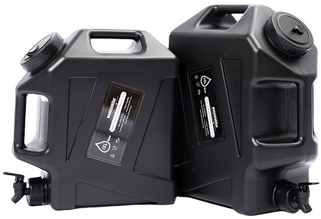 마운틴하이커 캠핑 물통 워터저그 캠핑용 수통, 1개, 블랙