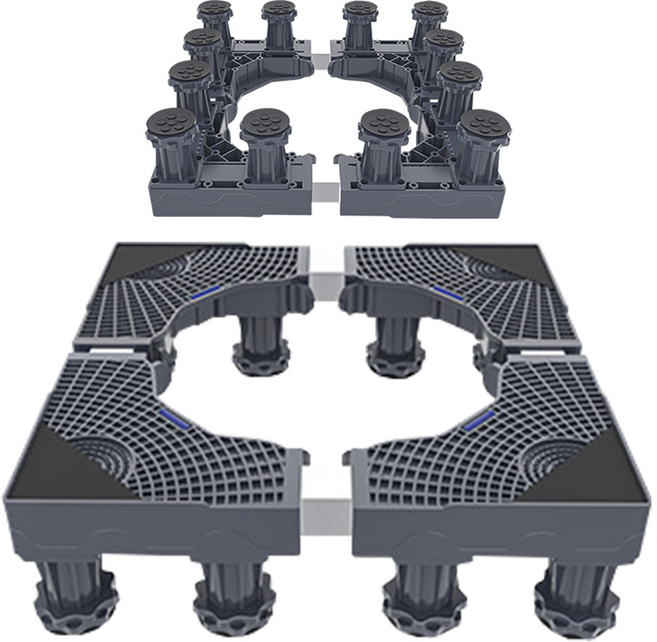 Raon 세탁기 받침대 12발, 1개, RJS-F02