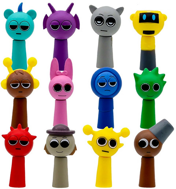 스프런키 피규어 12종 머리회전, 12개