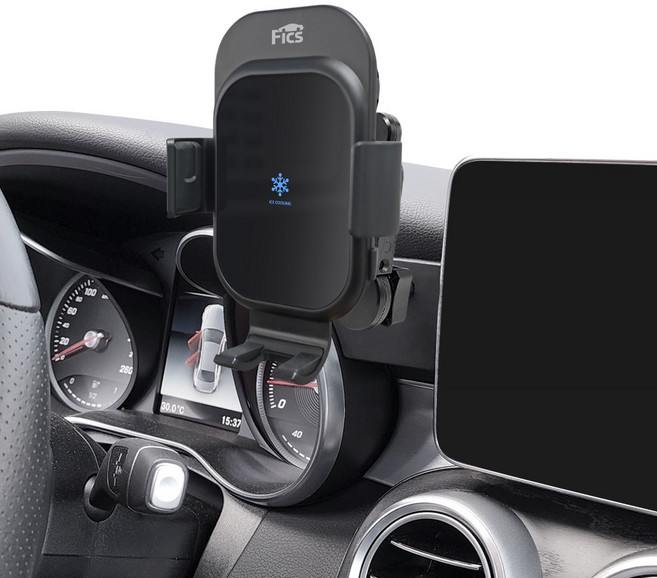 픽스 벤츠 C GLC 클래스 8인치 모니터 차량용 핸드폰 충전거치대 세트, 1개