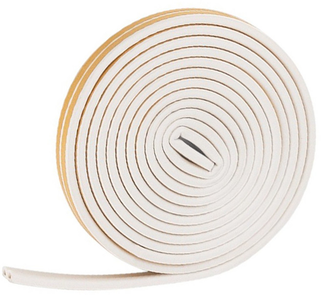 바이트 문 틈새막이 D형, 1개, 화이트