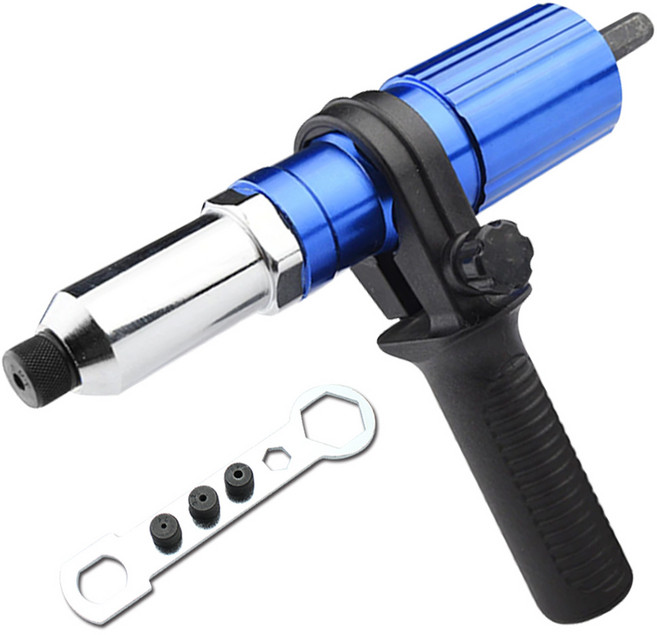 전동 리벳 아답터 (고급) 리벳건 드릴 리베트건 리벳기, 고급형, 1개