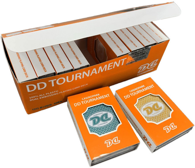 DD카드 토너먼트 10EA 홀덤카드 플레잉 디디카드 1박스(10개), 1박스