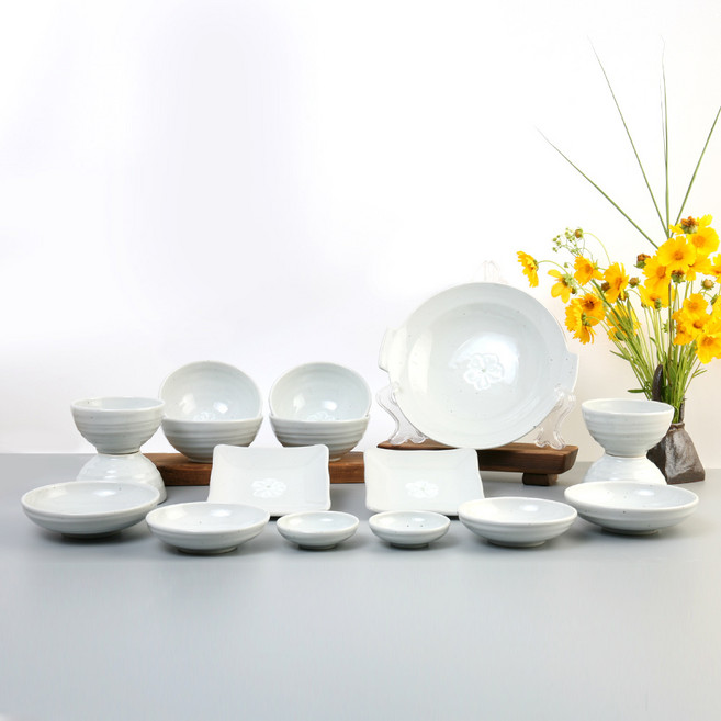 비채 배꽃 식기 4인 그릇세트, 배꽃4인그릇세트17p