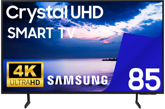 9위 - 삼성TV 24년형 85인치 4K UHD 스마트티비 유튜브 넷플릭스 시청가능 85DU7200, 방문설치, 스탠