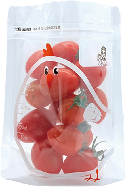 포장지왕 이유식 육수저장팩 소형 400ml 냉동 겸용 꼬꼬 1개, 100개입, 소(S)