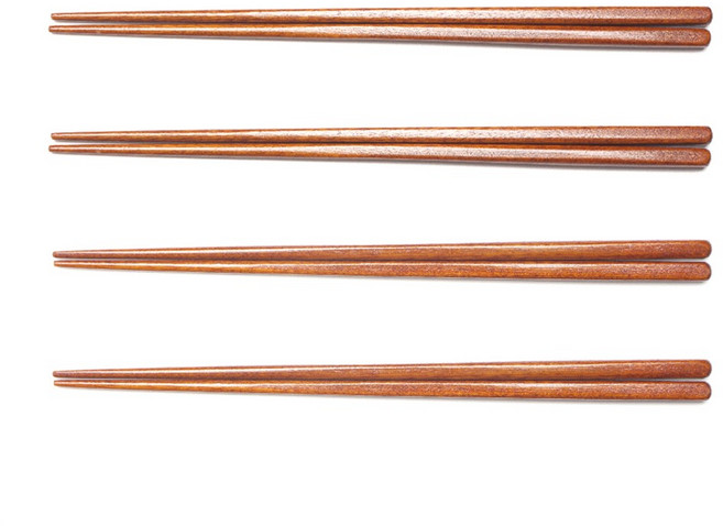 목가공방 국산 옻칠 나무수저 / 자연 아름수저, 천연옻칠, 4세트, 자연 아름 젓가락(어른용), 어른용