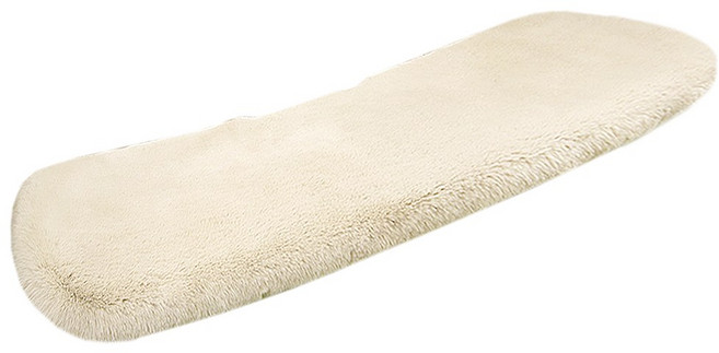 벤비아믹스 폭시니 차량용 털방석 뒷좌석용 가을 겨울 방석 자동차 시트커버 따듯한 방석 귀여운 방석 00461, 1개, 베이지