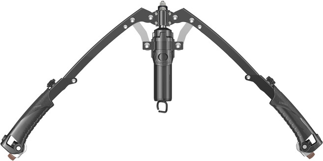 Mainwork 가슴 완력기 유압식 10-200KG 무게조절 다기능 완력기 팔 어깨 복근 코어운동 기구 AB 슬라이드 기능포함, 블랙