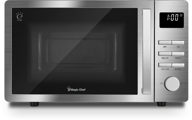 매직쉐프 올 스텐 무회전 25L 대용량 플랫 전자레인지 MMW-WC25TES