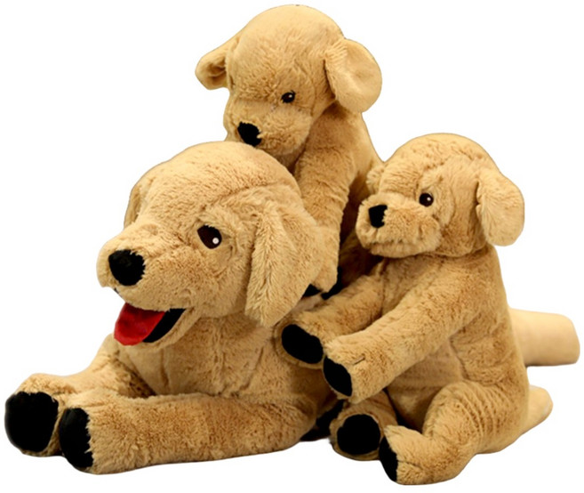 구쯔야 리트리버 고시그 골덴 인형 애착인형 동물인형 대형 선물, 40cm