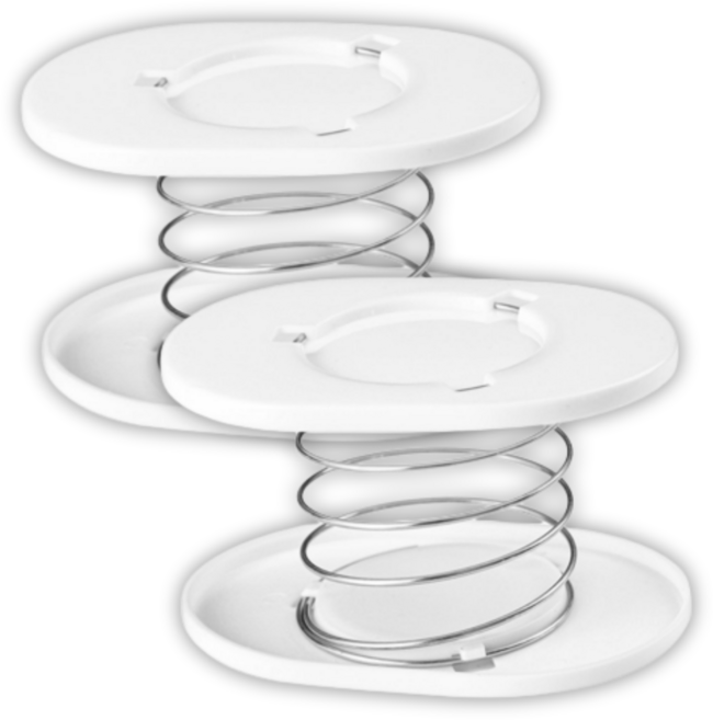 247 티슈업 티슈 케이스 스프링, 화이트, 2개