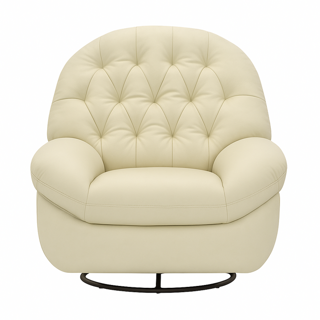 비브리옹 안락한 고양이 스크레치 방지 1인용 리클라이너 쇼파 소파 베드, 소프트 화이트