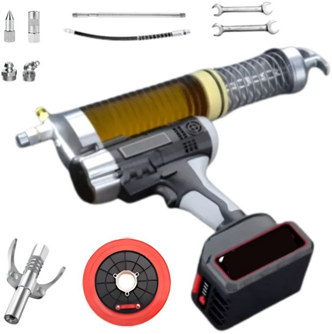 툴젠건 전동 구리스건 자동 구리스 주입기 충전식 그리스 총 배터리, 표준 모델, 1개