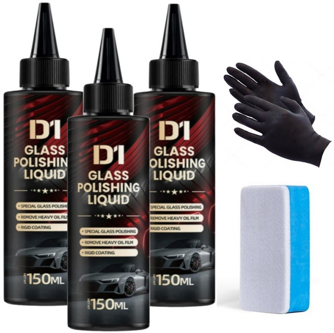 후맷 유막제거제 150ml + 스폰지, 3개