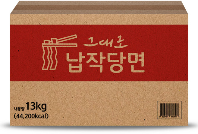 그대로푸드 납작당면 13kg 마라탕용 찜닭용, 1개
