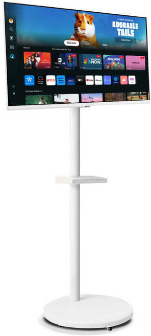 삼성 스마트모니터 M5 S27DM501 68.6cm 화이트+삼탠바이미 패키지 무빙스탠드 IPTV 거치대 패키지, 스마트모니터 M5+스탠드