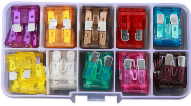 (제이케이) 카 자동차용 휴즈 퓨즈 FUSE 신형 대형 ATO fuse 50pcs CAR FUSES, 1개