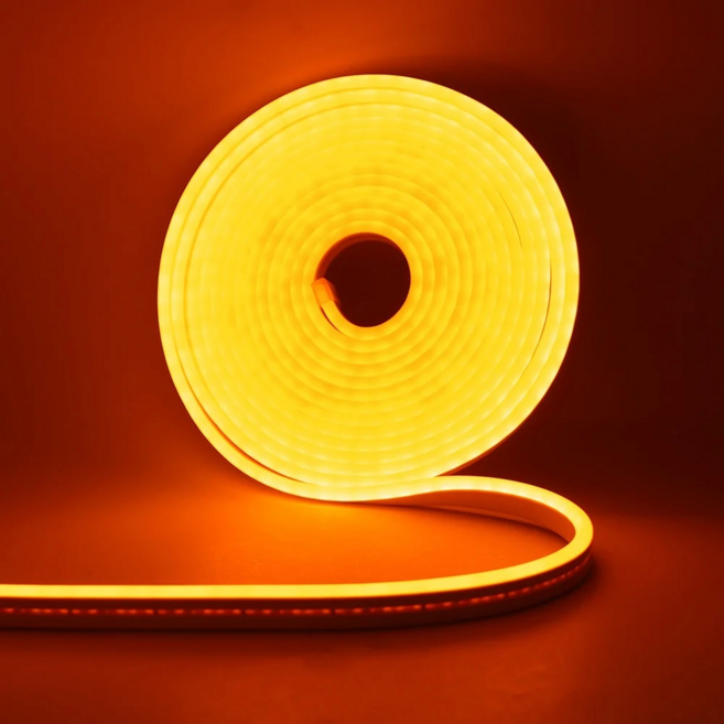 지아이비 LED 네온플렉스 줄조명 아트네온 간판 및 간접 조명 12V 5M, 5M LED 네온플렉스 6(W)X12(H)mm, 오렌지