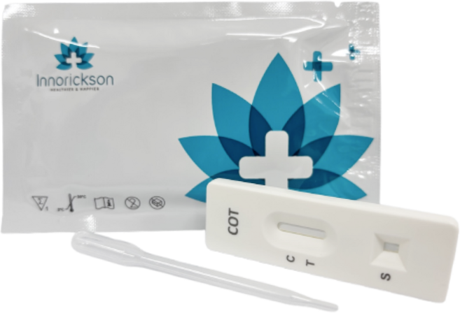 이노릭슨 니코틴 검사 흡연 금연 검사기 키트, 5개, 소변