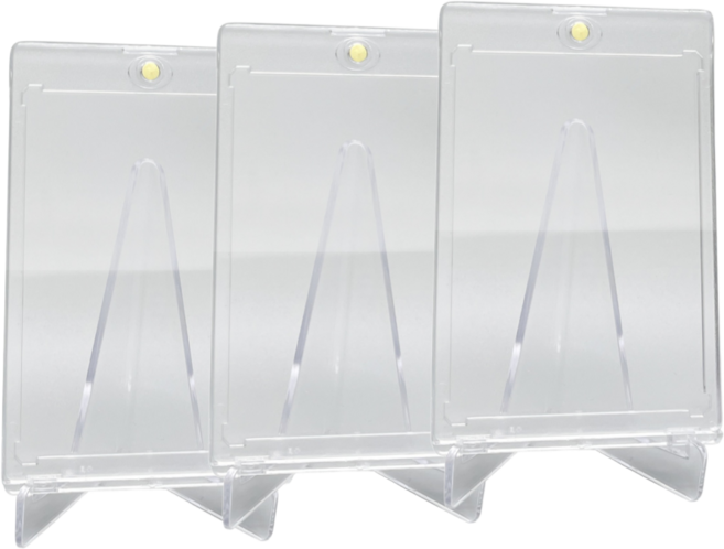 제규산업 자석탑로더3개+받침대3개 카드 케이스 보관함 프리미엄 거치대, 자석탑로더3개+받침대3개 세트, 1개