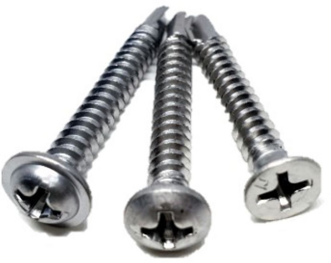 세덱스 스텐410와샤붙이 직결피스 나사못 봉지판매, 500개