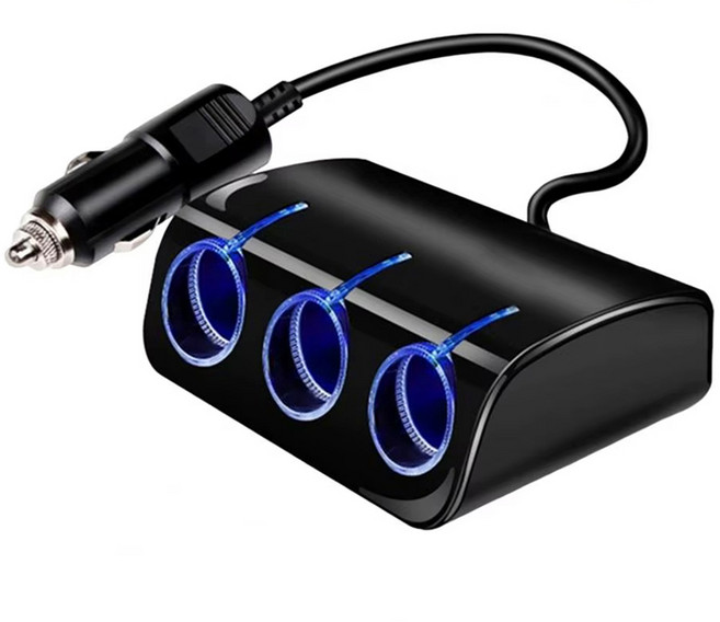 아이카 차량용 3구 시거잭 멀티소캣, 1개