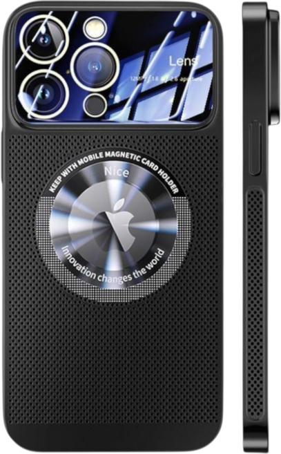 럭스폰 애플 아이폰 맥세이프 메쉬 쿨링 티타늄 방열 케이스