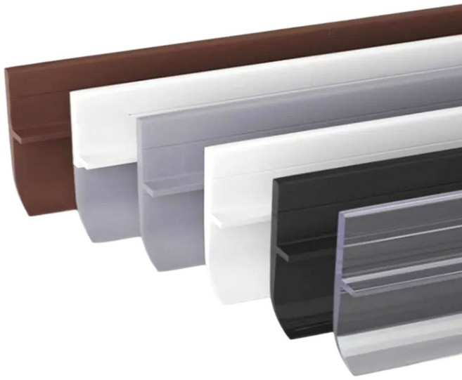 하우고우 문 틈새 보호대 1M 3개, 그레이