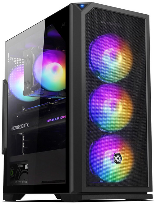 왕가PC 하이엔드 고사양 데스크탑 3D게임용 더 파이널스 배그 풀옵션 게이밍 조립컴퓨터 롤 오버워치2 국민옵션부터 풀옵션 조립PC, 블랙, a.고사양PC 01번, 1TB, 32GB, WIN11 Home, 지포스 RTX 5060, 라이젠5 7500F