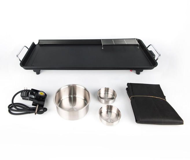 신일 와이드 전기그릴 특대형 세트, SGP-H77WS혼합검정
