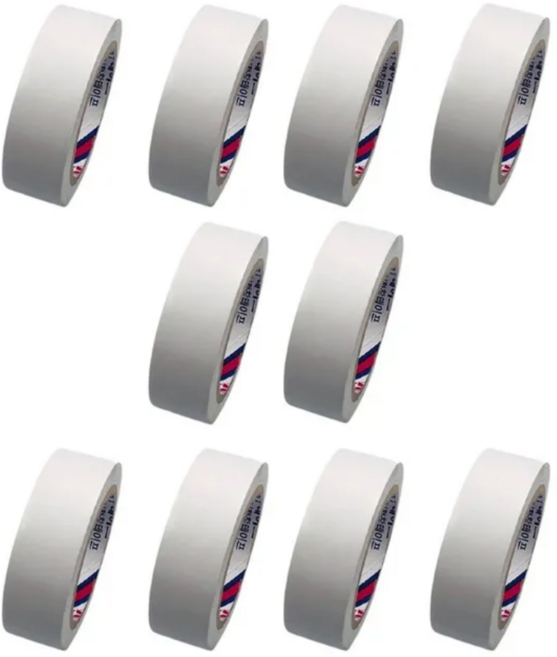 소유 성우테이프 PVC 전기절연 19mm(폭) x 10M(길이) 4색상, 10개, 백색