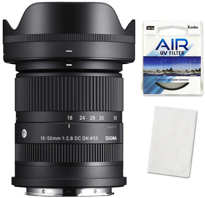 시그마 정품 C 18-50mm F2.8 DC DN 소니 E +켄코필터+포켓융 /ED