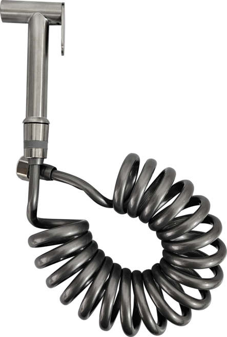 고정형 욕실 스프레이건 스프링호스세트, 고정형 실버, 3m