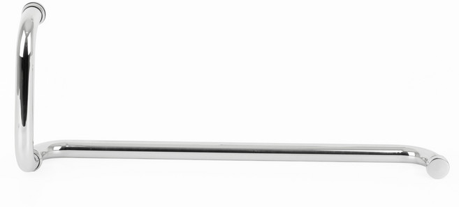 철물이네 강화도어손잡이 L자 200x550mm 스텐 유리문 강화문, 1개, 스텐 유광